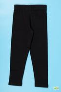 Girl's Full-Length Black Leggings