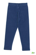 Girl's Full-Length Navy Blue Leggings