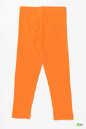 Girl's Full-Length Orange Leggings