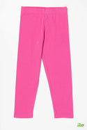 Girl's Full-Length Pink Leggings