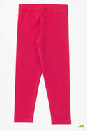 Girl's Full-Length Magenta Leggings