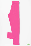 Girl's Full-Length Pink Leggings
