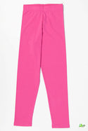 Girl's Full-Length Pink Leggings