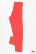 Girl's Full-Length Orange Leggings