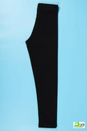 Girl's Full-Length Black Leggings