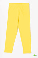 Girl's Full-Length Yellow Leggings
