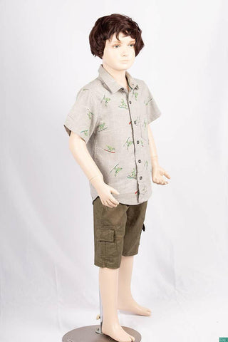 Boy’s half sleeve regular fit Shirts on various cute prints colours.