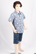Boys Comfortable stylish, Casual Shorts are with pockets and adjustable elastic waist.