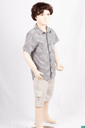 Boys Comfortable stylish, Casual Shorts are with pockets and adjustable elastic waist.