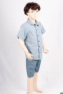Boys Comfortable stylish, Casual Shorts are with pockets and adjustable elastic waist.