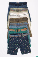 Boys Comfortable stylish, Casual Shorts are with pockets and adjustable elastic waist.
