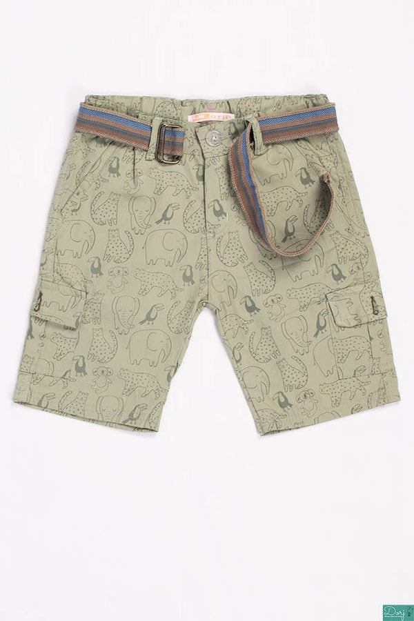 Boys Comfortable stylish, Casual Shorts are with pockets and adjustable elastic waist.