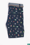 Boys Comfortable stylish, Casual Shorts are with pockets and adjustable elastic waist.