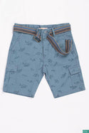 Boys Comfortable stylish, Casual Shorts are with pockets and adjustable elastic waist.