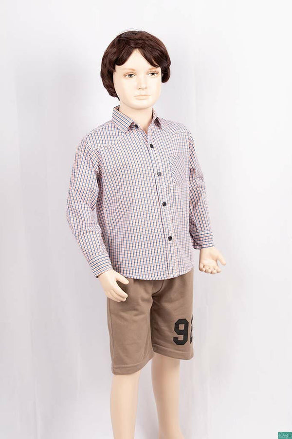 Boys full sleeve regular fit Shirt  with pocket.