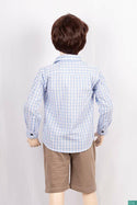Boys full sleeve slim fit Shirt with pocket.