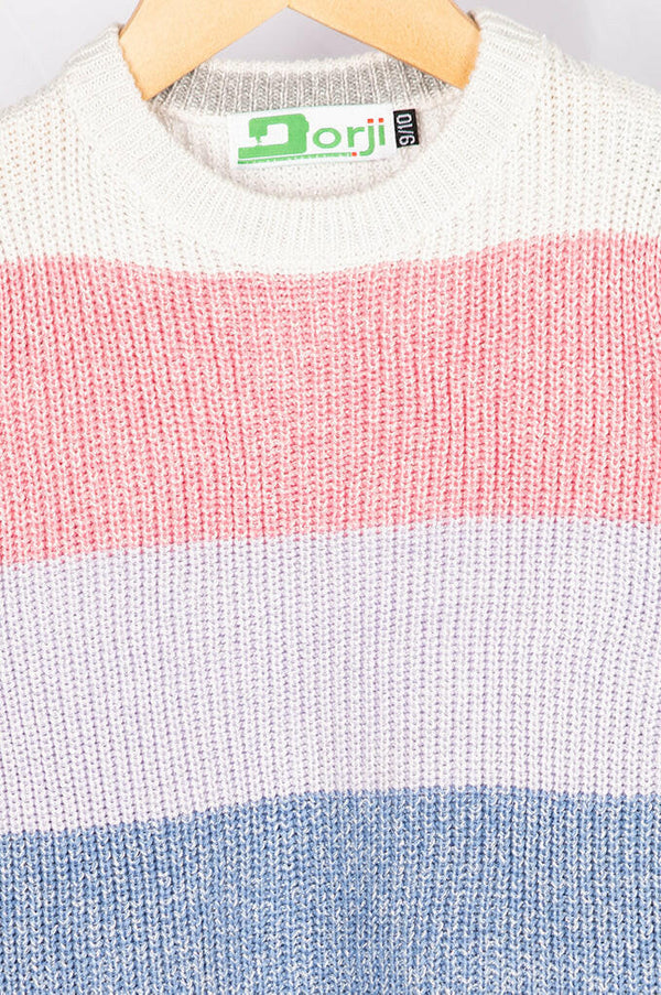Girl's full sleeve slim fit woollen sweater in various shades