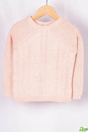 Girl’s full sleeve slim fit round neck knitted sparkle sweater in various colours. A very beautifully knitted comfortable sweater with 65% cotton & 35% polyester. Suitable for Winter and Spring.