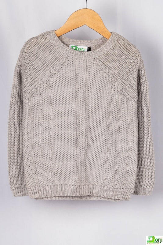 Girl’s knitted sparkle sweater