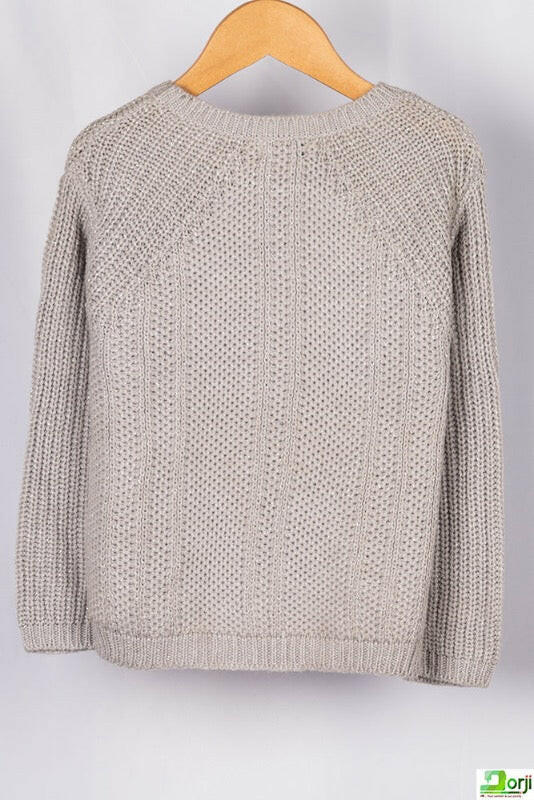 Girl’s knitted sparkle sweater