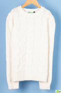 Girl’s full sleeve regular fit round neck woollen knitted sweater in various colours. A very beautifully knitted comfortable sweater with 65% cotton & 35% polyester.