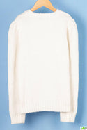 Girl’s full sleeve regular fit round neck woollen knitted sweater in various colours. A very beautifully knitted comfortable sweater with 65% cotton & 35% polyester.