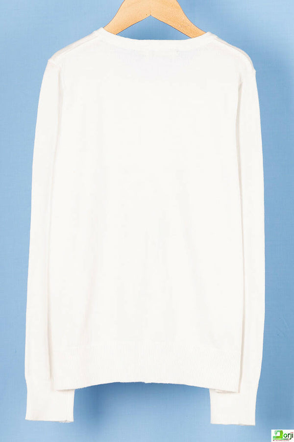 Girl's full sleeve regular fit cardigan