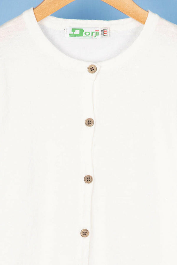 Girl's full sleeve regular fit cardigan