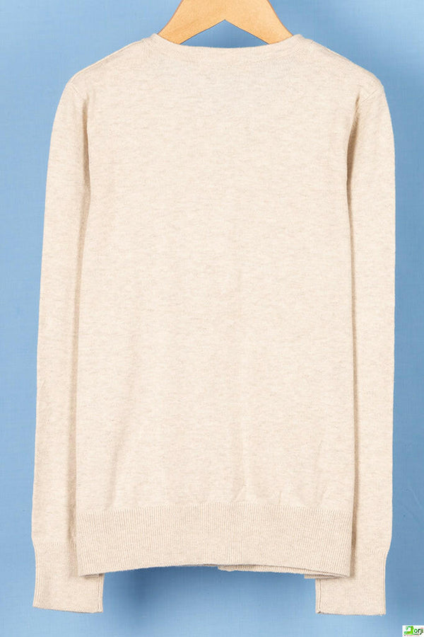 Girl's full sleeve regular fit cardigan