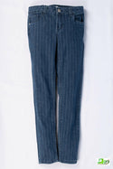 Girl’s comfortable regular fit colourful Stripe Jeggings.