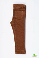 Girl's comfortable slim fit Cord Jeggings in Coffee colour.