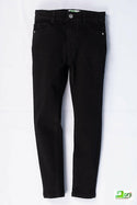 Girl's comfortable slim fit Jeans in Black.
