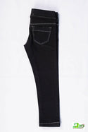 Girl's comfortable slim fit Jeggings in Dark Denim.