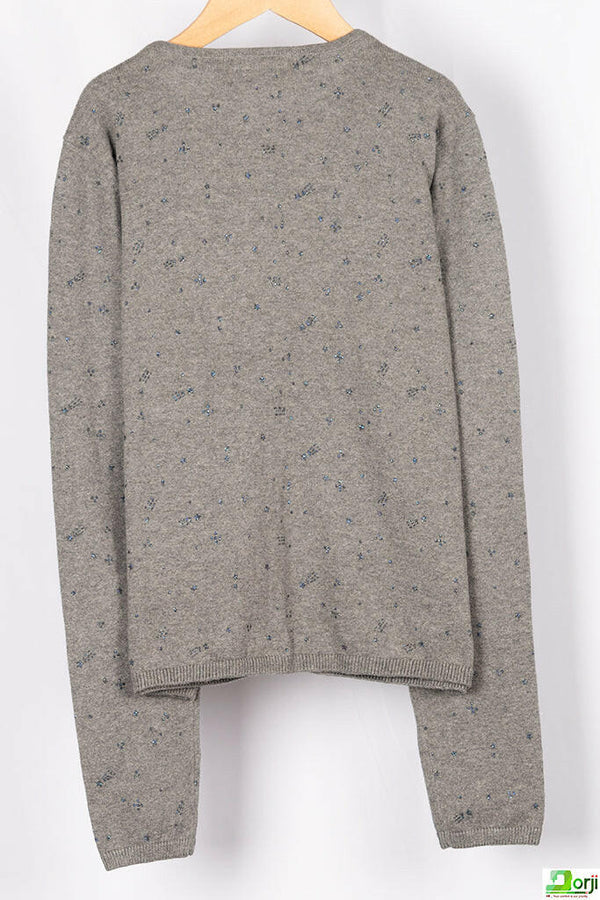 Girl's full sleeve slim fit cardigan