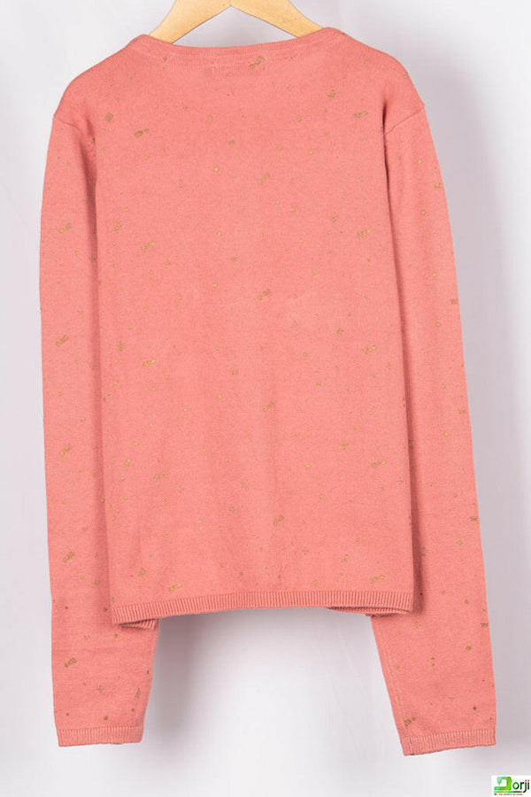 Girl's full sleeve slim fit cardigan