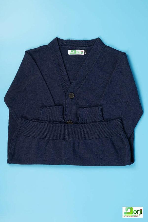 Girls navy blue cardigan