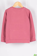 Girl's full sleeve crew neck glittery sweety girl jumper.