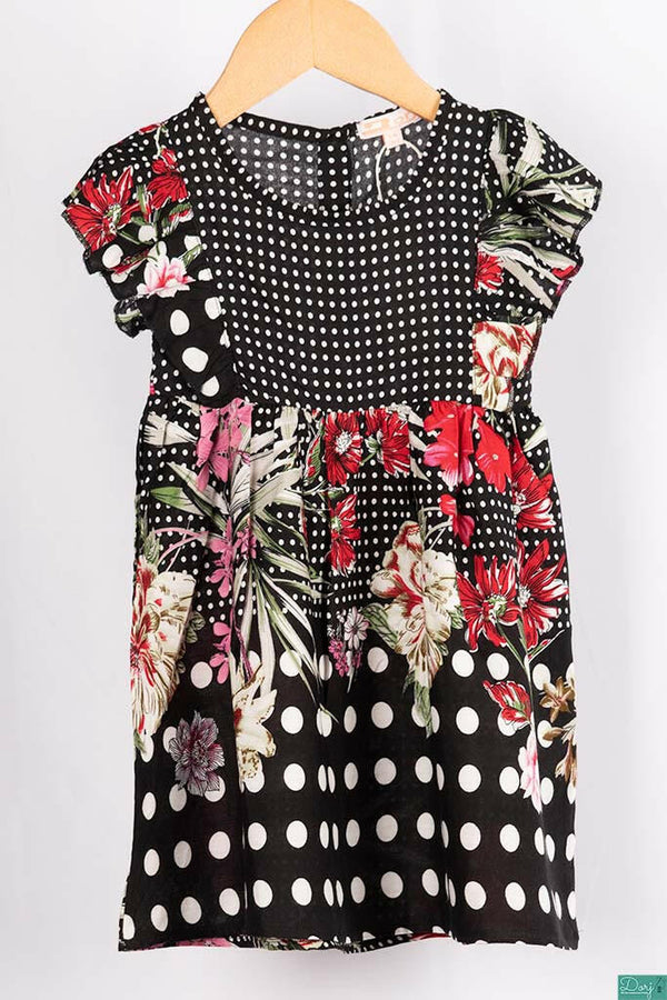 Little baby girl’s gorgeous floral tank dresses with cute ruffles in various colours.