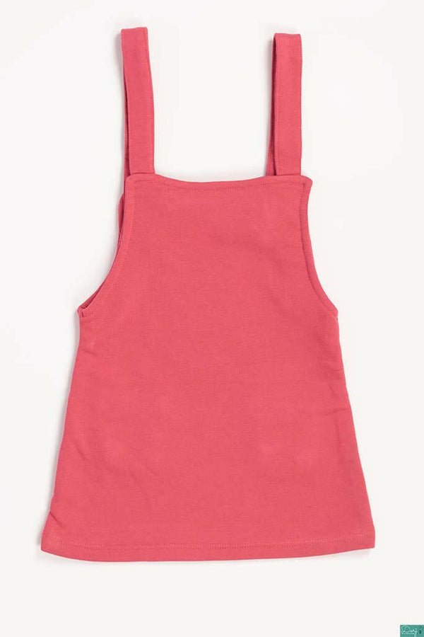 Girl’s casual colourful Pinafore dress.