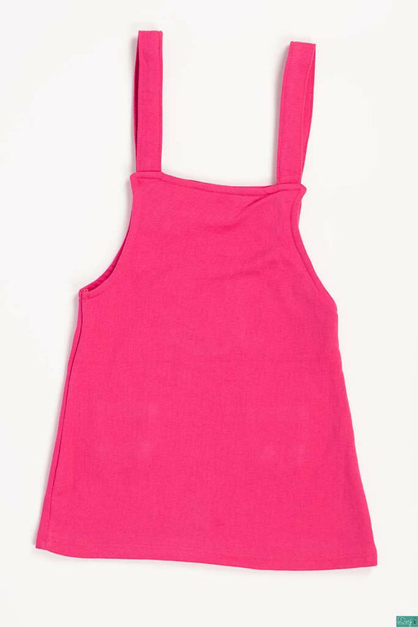 Girl’s casual colourful Pinafore dress.