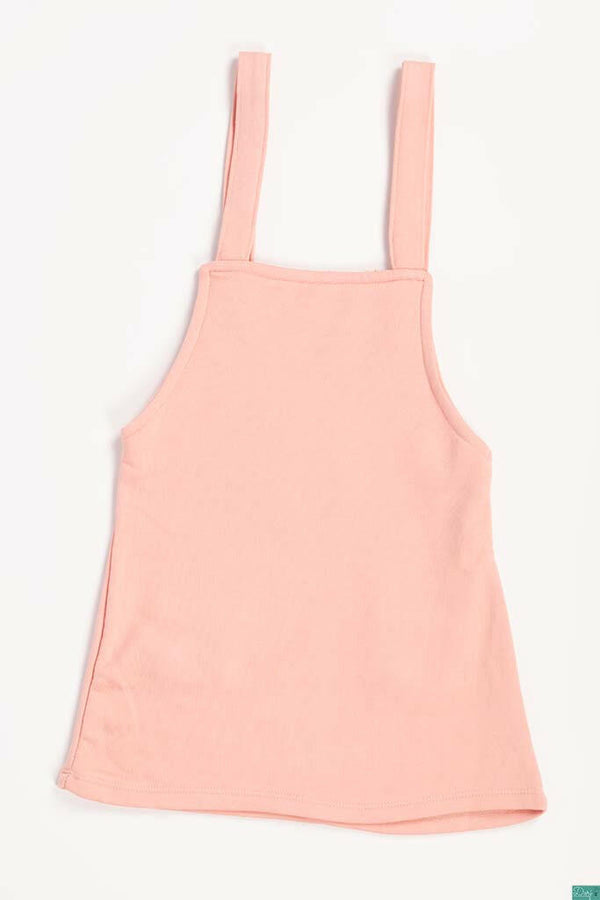 Girl’s casual colourful Pinafore dress.