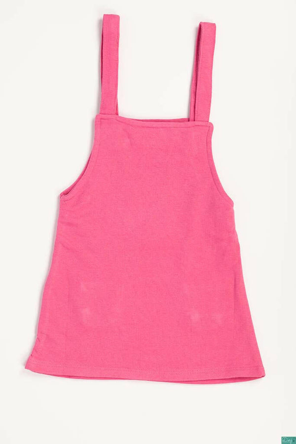 Girl’s casual colourful Pinafore dress.