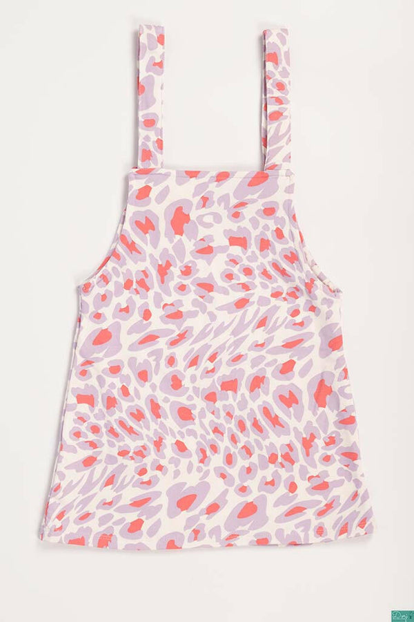 Girl’s casual colourful Pinafore dress.