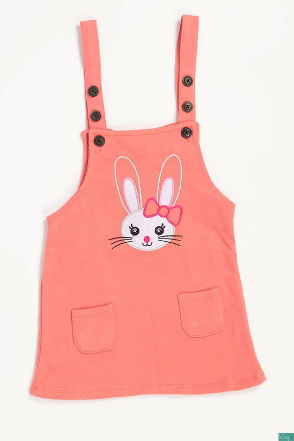 Girl’s casual colourful Pinafore dress.