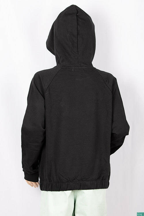 Girl's full sleeve casual fit hoodie with a glittery sequence Design on chest.