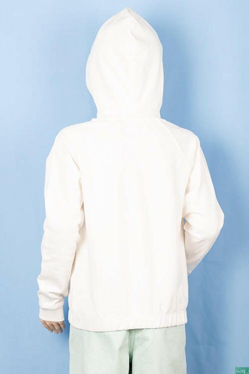 Girl's full sleeve casual fit hoodie with a glittery sequence Design on chest.