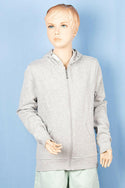 Girl's full sleeve casual fit hoodie with pockets.