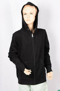 Girl's full sleeve casual fit hoodie with pockets.