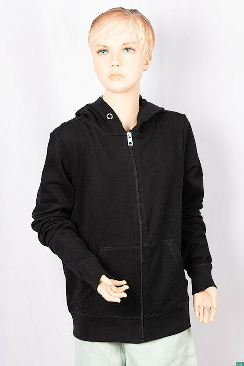 Girl's full sleeve casual fit hoodie with pockets.