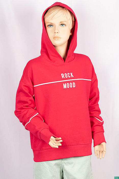 Girl's full sleeve casual fit hoodie with a nice cool design on chest. 